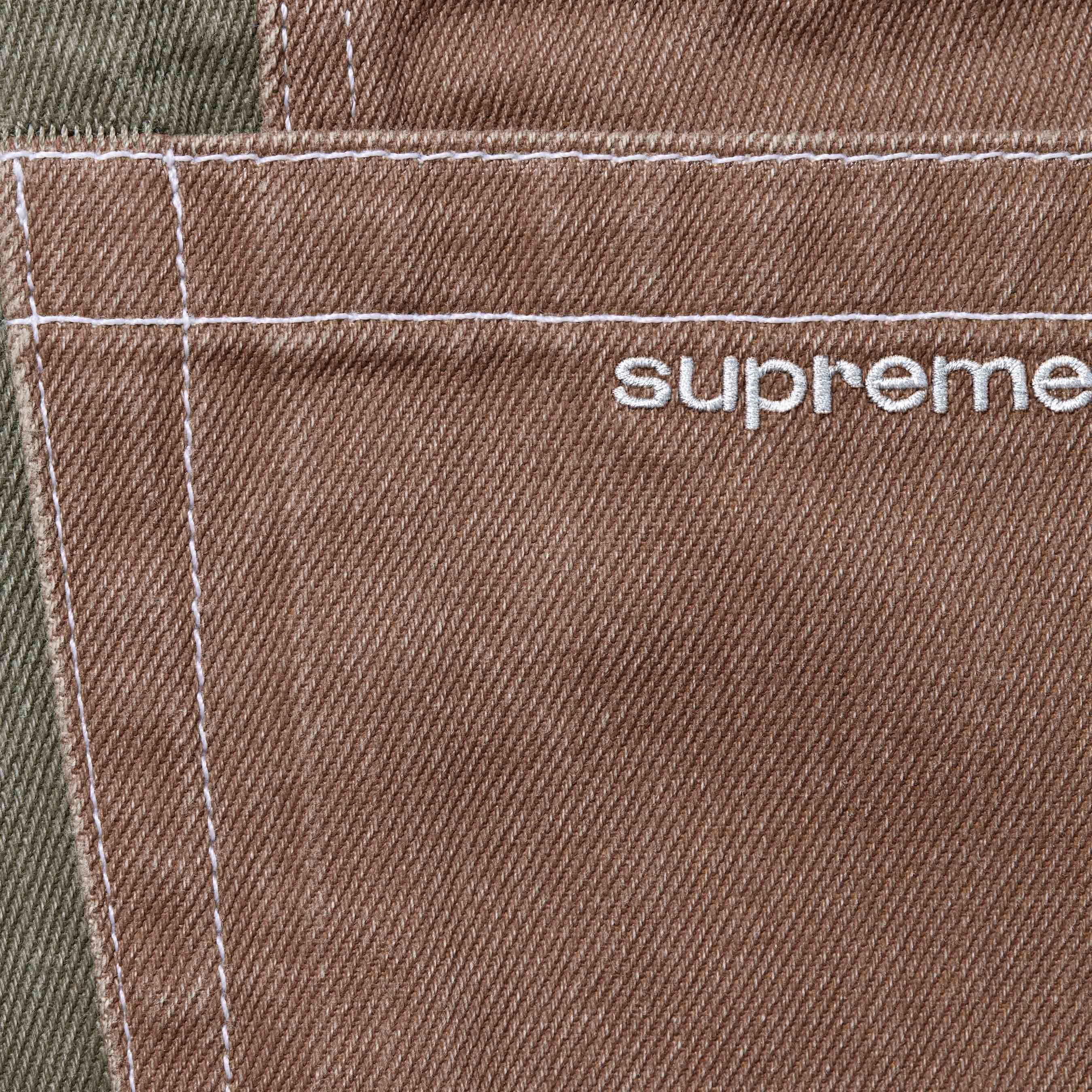 2-Tone Paneled Baggy Jean view 4